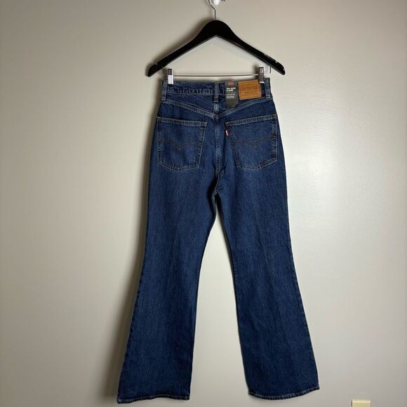 Levi’s 70s ultra high rise flare dark wash jeans size 27 NEW - Picture 14 of 17